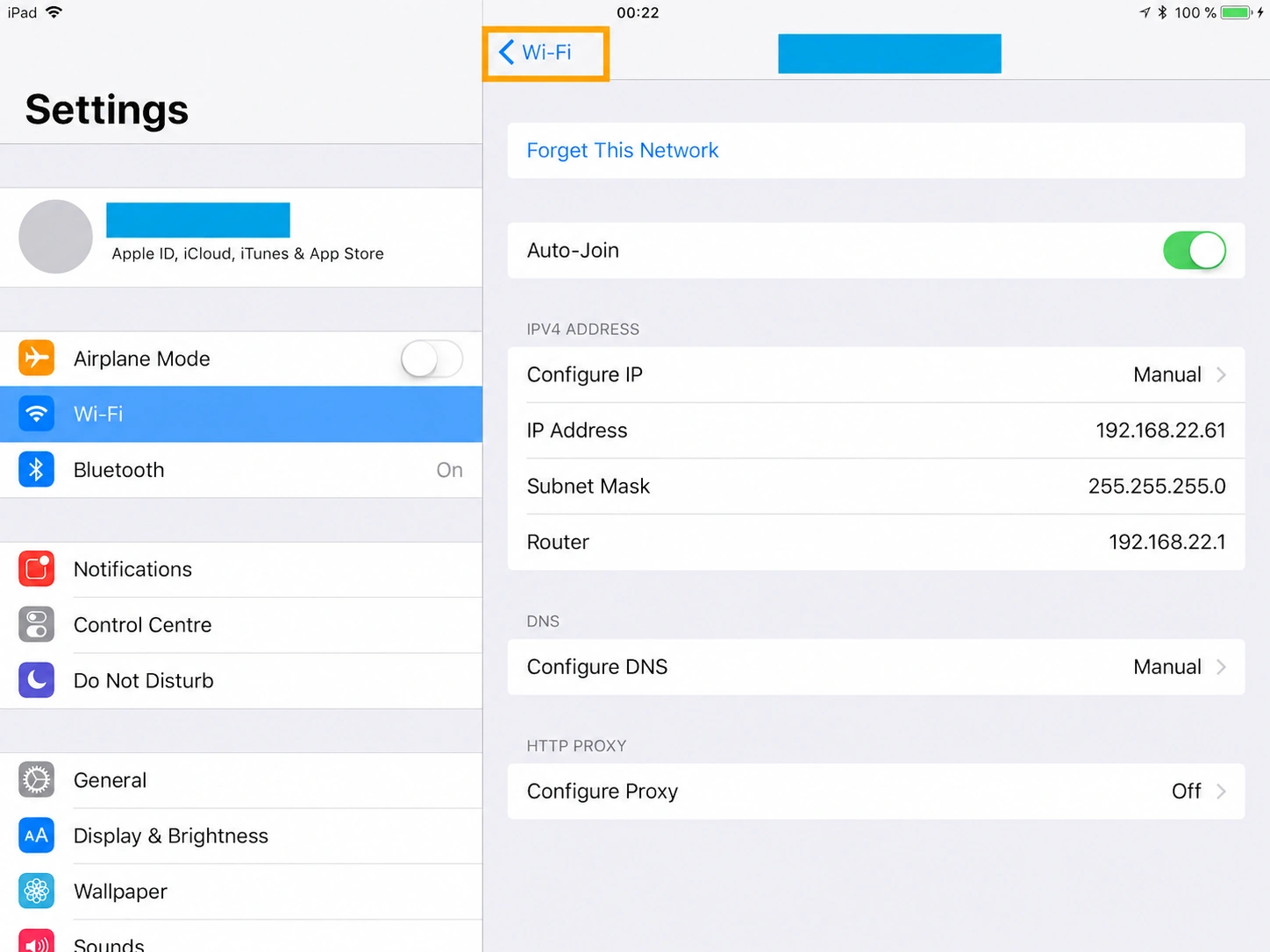 iPad setup screenshot 5