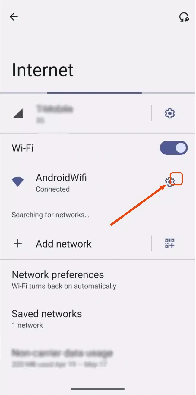 Android setup screenshot 3