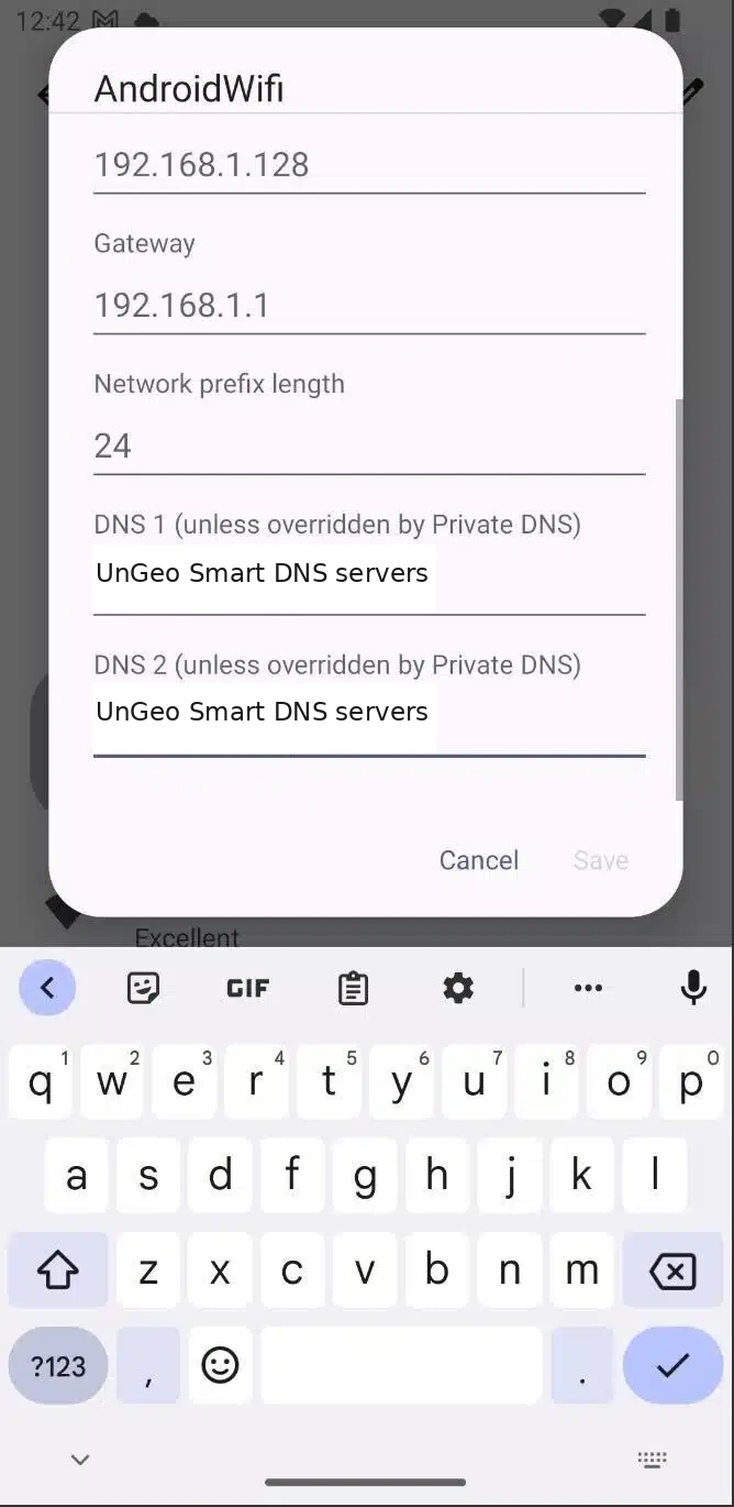 Android setup screenshot 5