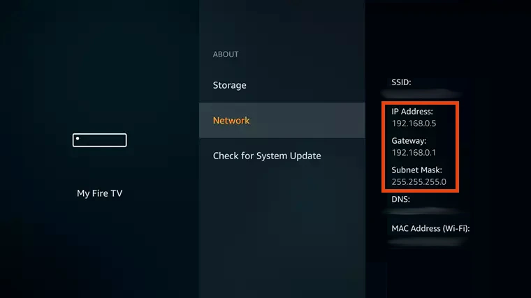 Amazon Fire TV setup screenshot 1