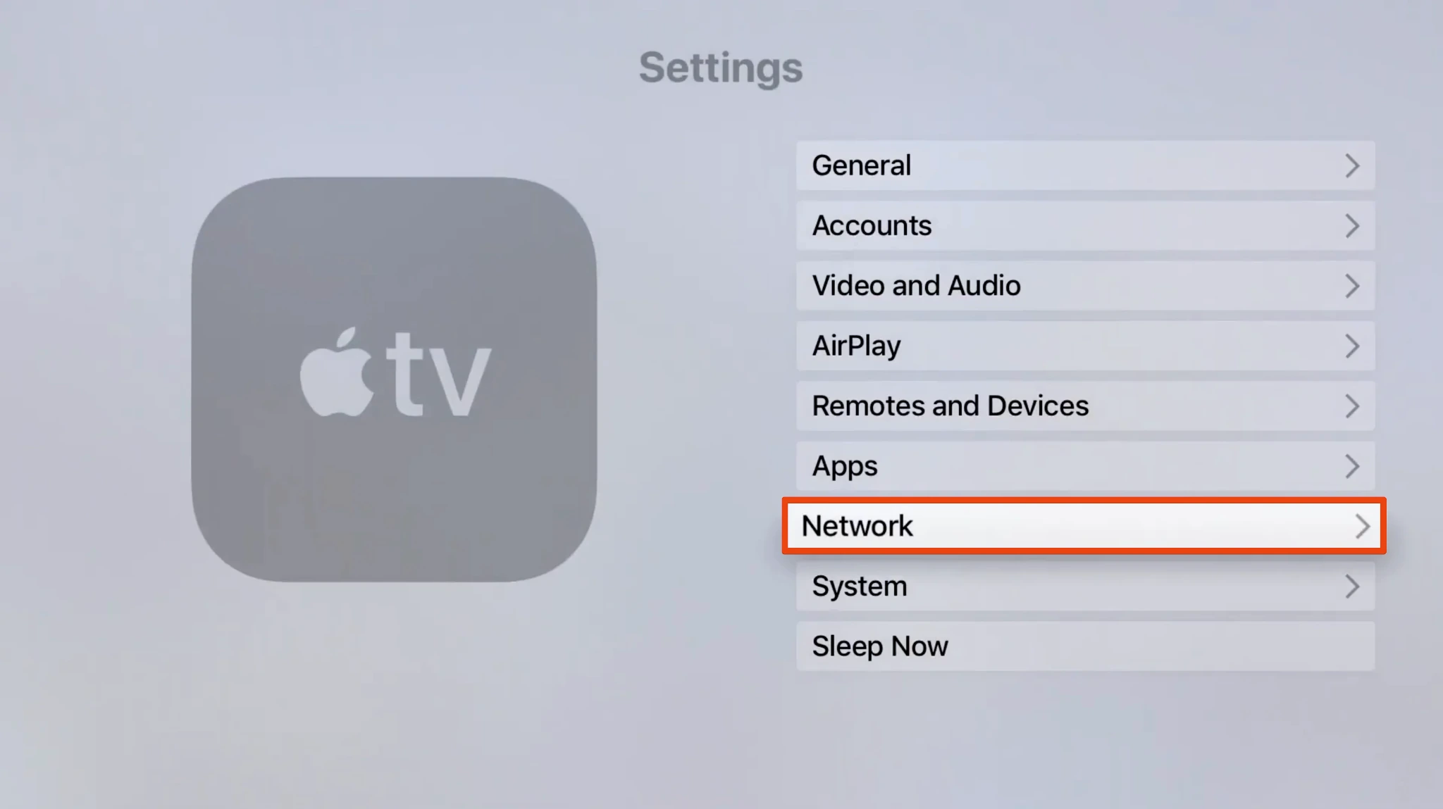 Apple TV 4K setup screenshot 1