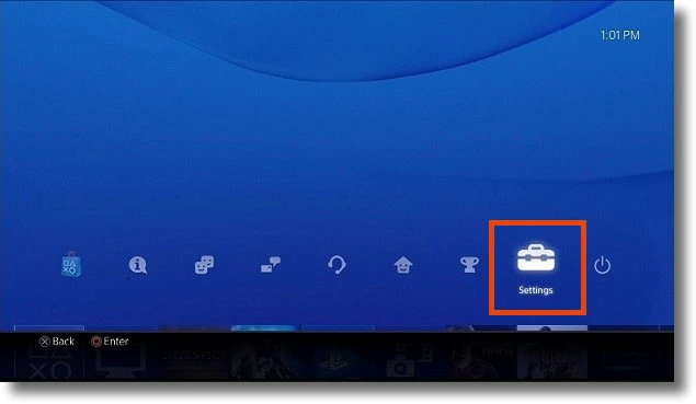 PlayStation 4K setup screenshot 1