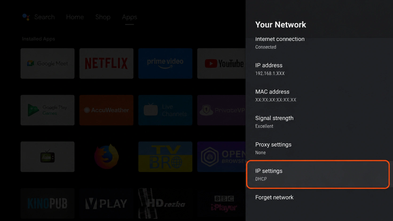 Xiaomi Mi Box setup screenshot 3