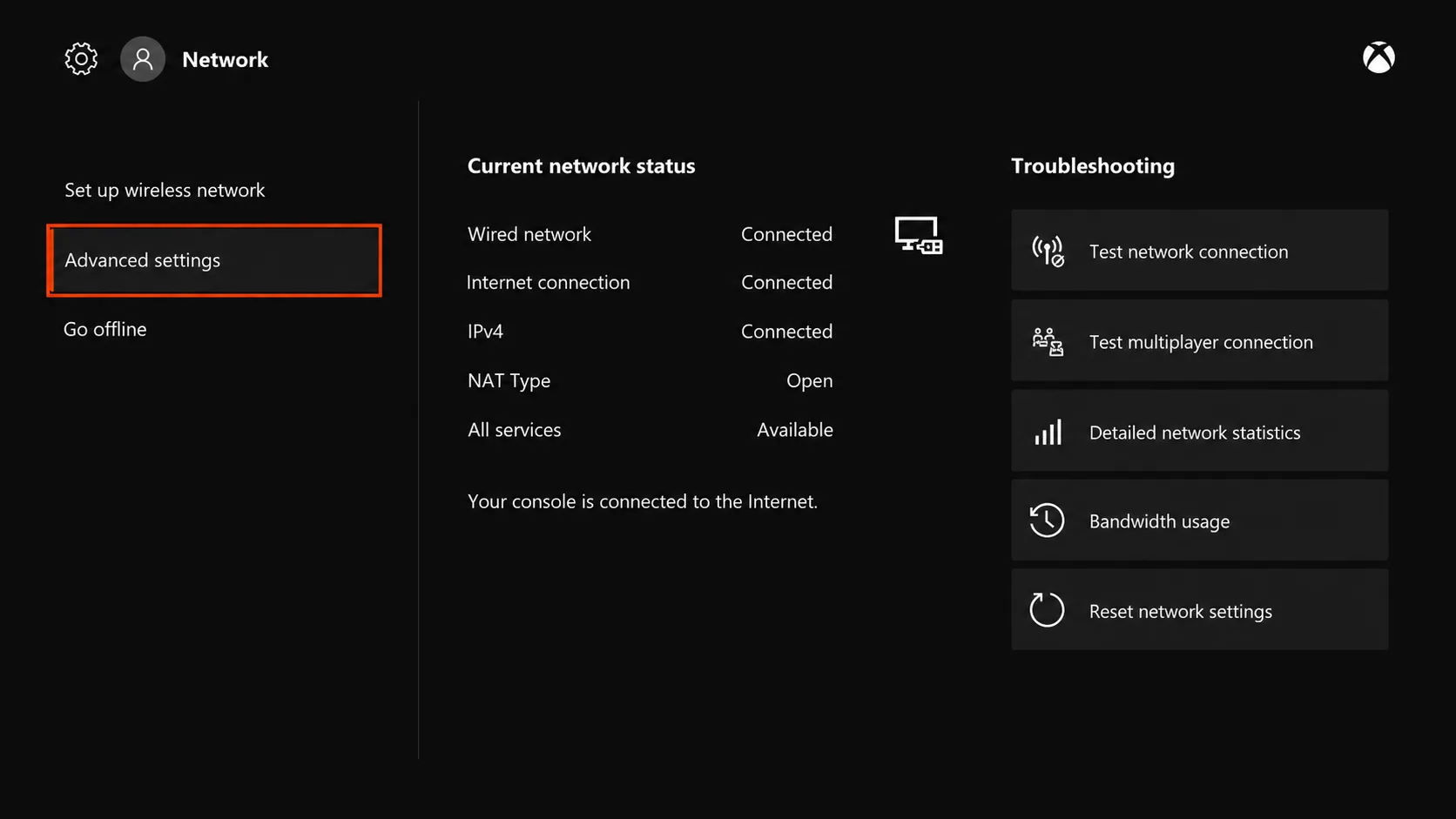 Xbox One setup screenshot 3