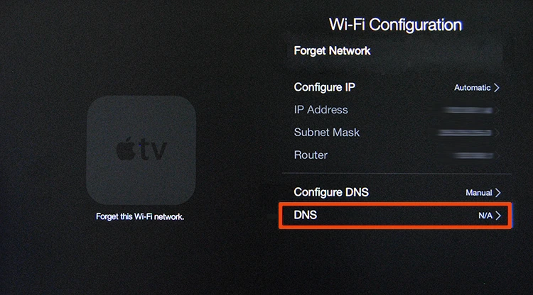 Apple TV 3 setup screenshot 3