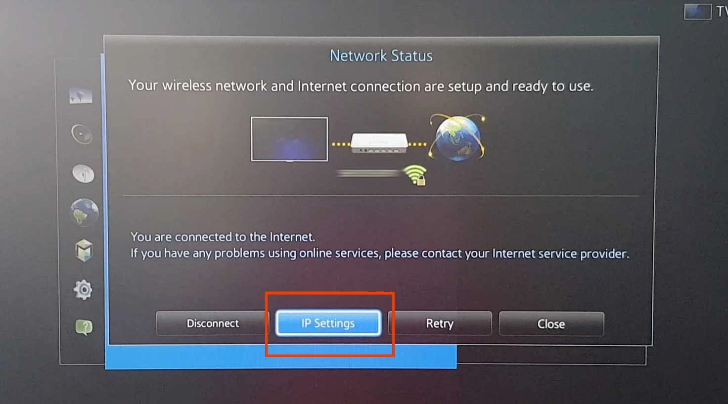 Samsung Smart TV setup screenshot 3