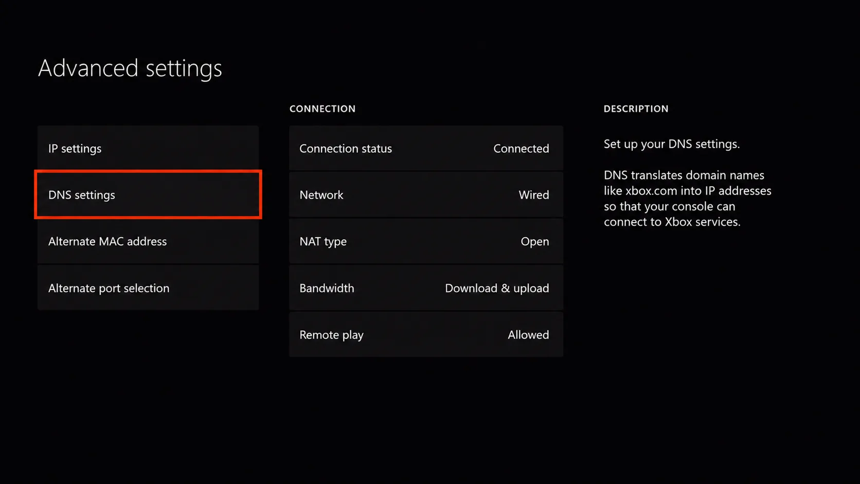 Xbox One setup screenshot 4