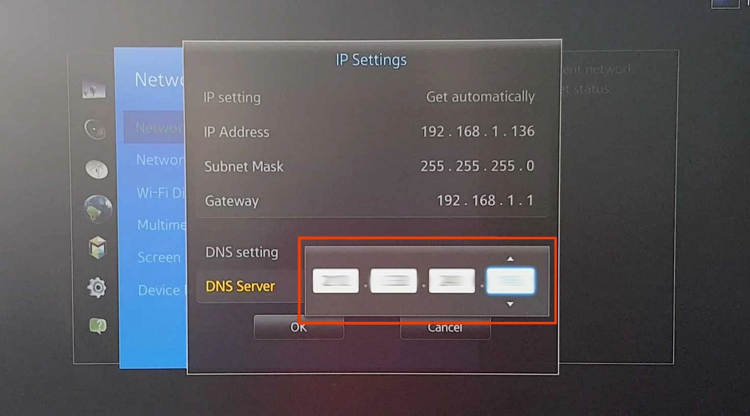 Samsung Smart TV setup screenshot 5