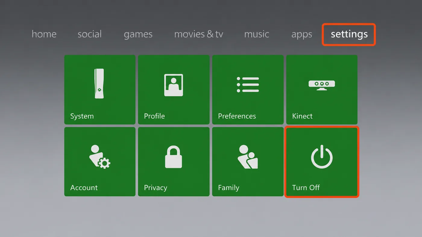 Xbox 360 setup screenshot 5