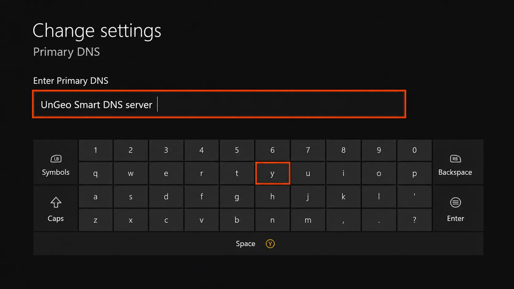 Xbox One setup screenshot 6
