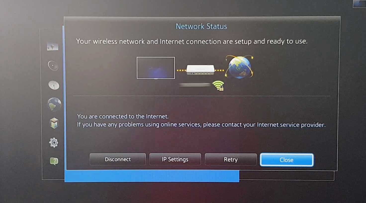 Samsung Smart TV setup screenshot 6