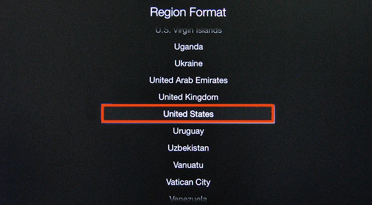 Apple TV 3 setup screenshot 6