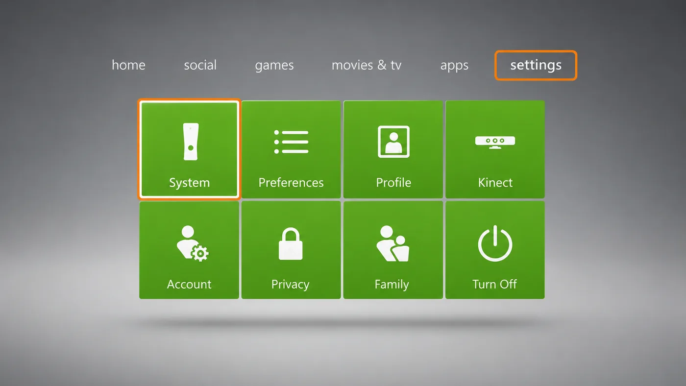 Xbox 360 setup screenshot 9