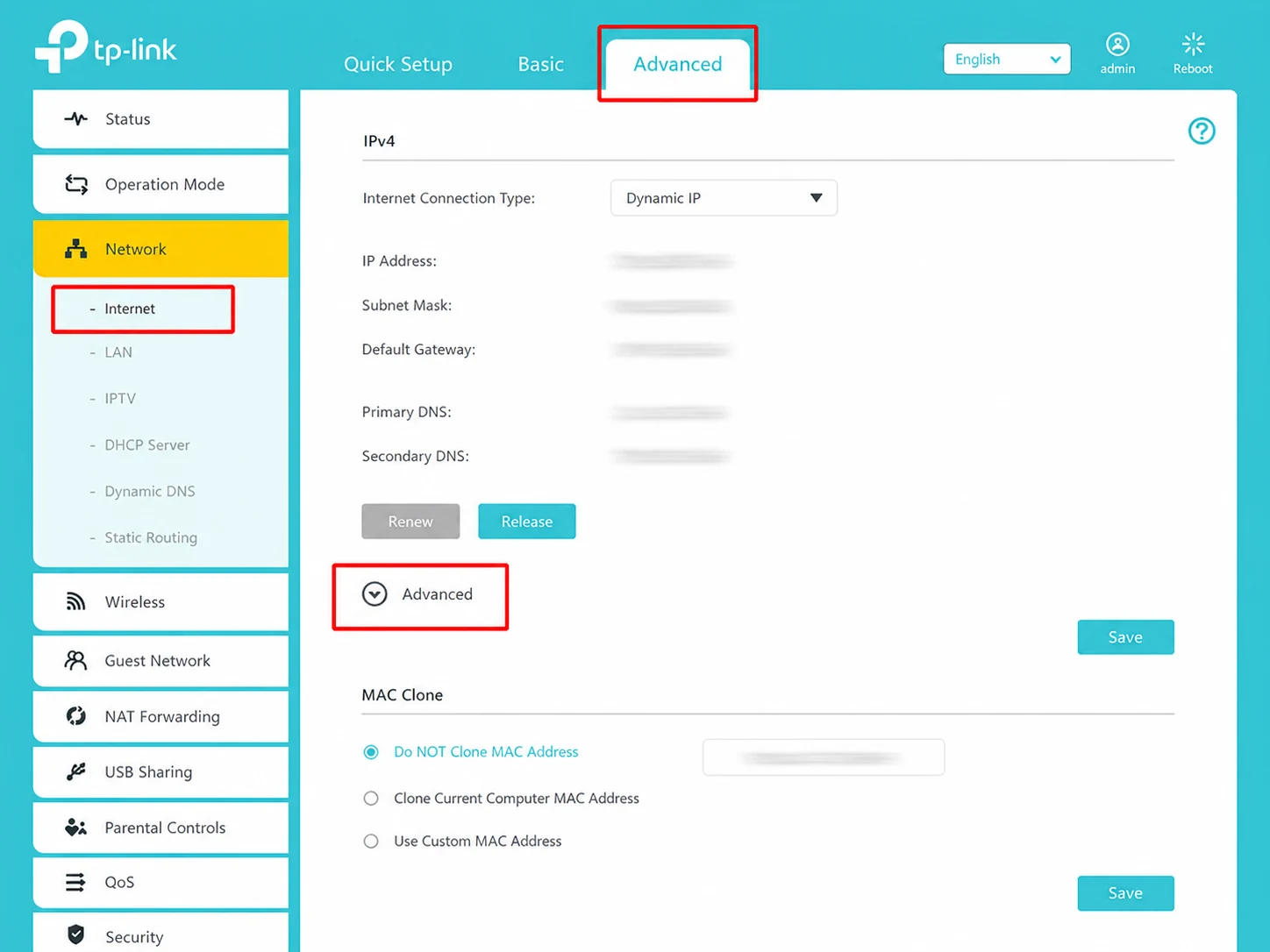 TP-Link Router setup screenshot 2